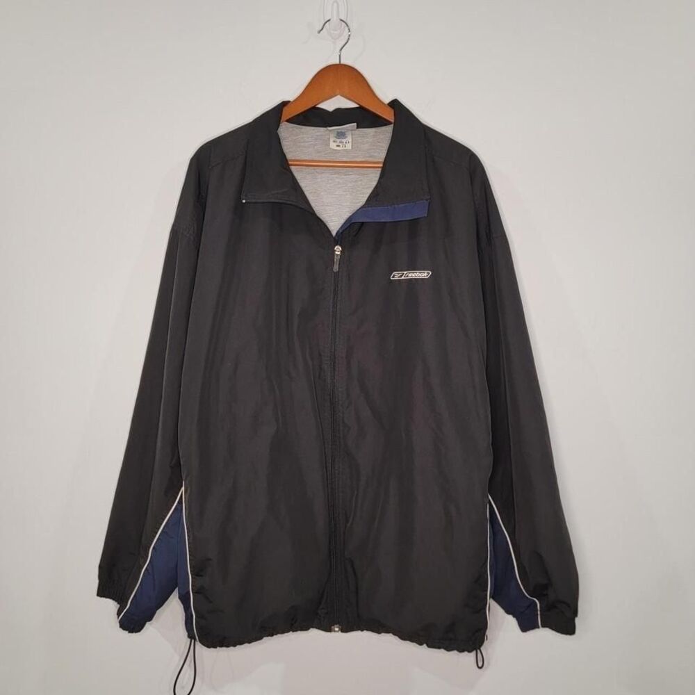 Reebok Y2K Full Zip Lined Windbreaker Jacket‎ Men's Size XL